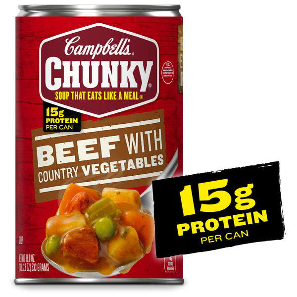 Campbell's Beef Soup with Country Vegetables
