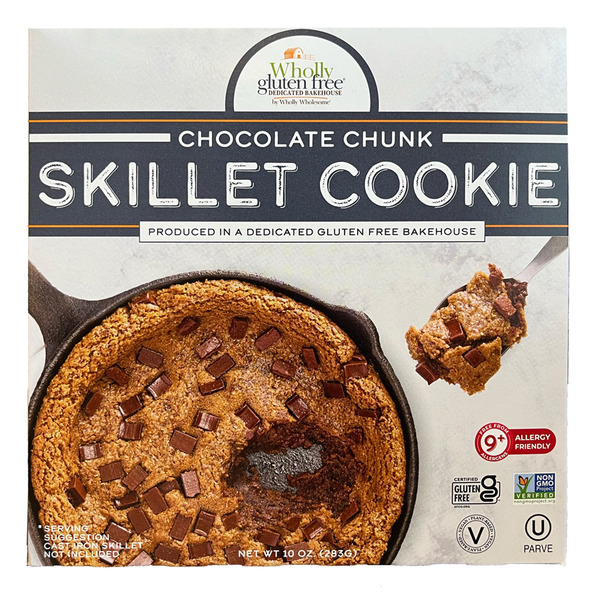 Wholly Gluten Free Chocolate Chunk Skillet Cookie Same-Day