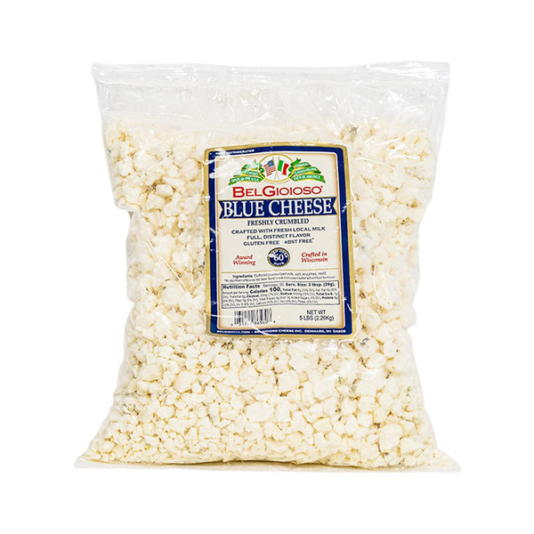 Belgioso - Crumbled Blue Cheese - 5 lbs