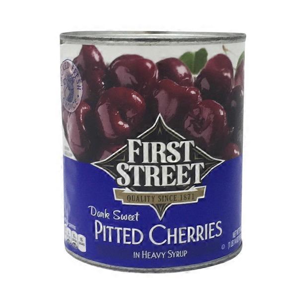 First Street Dark Sweet Pitted Cherries (29 oz) Instacart