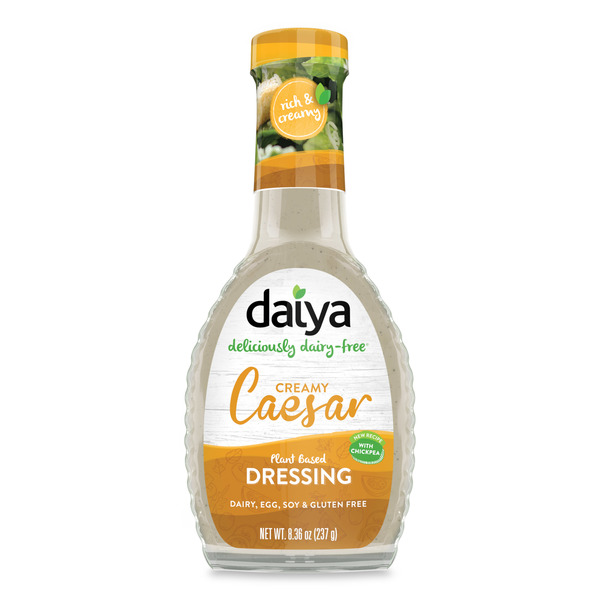 dairy free caesar salad dressing Daiya Creamy Dressing, Gluten Free Plant Based Condiment, Vegan Dipping Sauce, 8.36 oz (Pack of 6) : Grocery & Gourmet Food or preservatives Dairy Free Caesar Salad Dressing