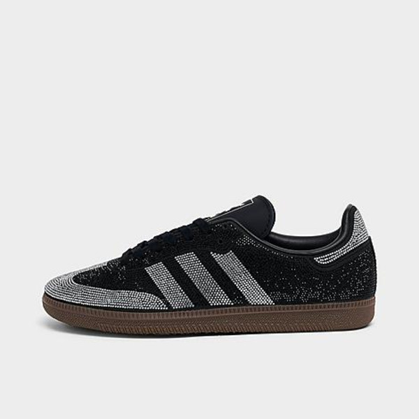adidas Women's Samba OG SE Casual Shoes, Size 7.5 - Core Black/Core Black/White