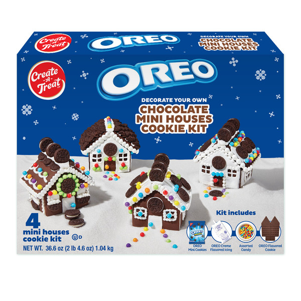 Create-A-Treat Holiday OREO Mini Village Cookie Kit Same-Day