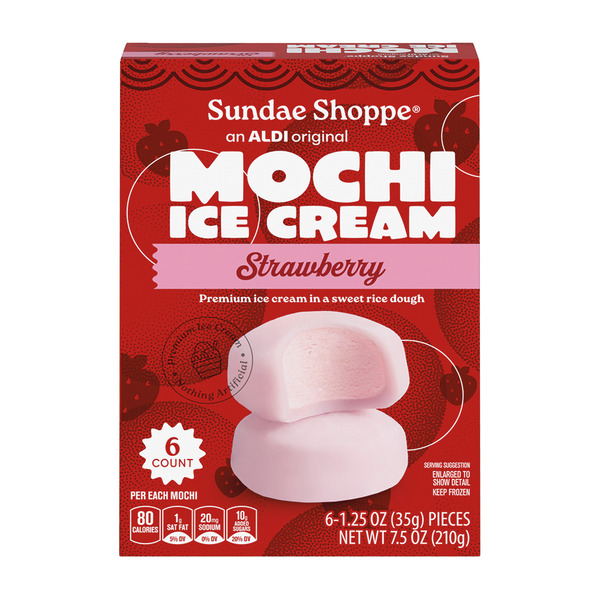 Sundae Shoppe Strawberry Mochi Ice Crea Same-Day Delivery or
