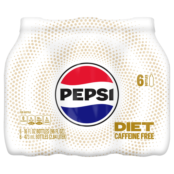 Pepsi Caffeine Free Diet Cola Soda