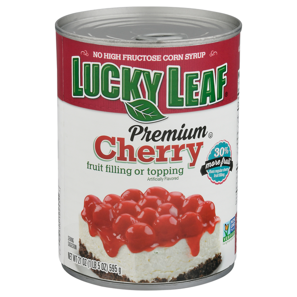Lucky Leaf Fruit Filling or Topping, Premium, Cherry Same-Day