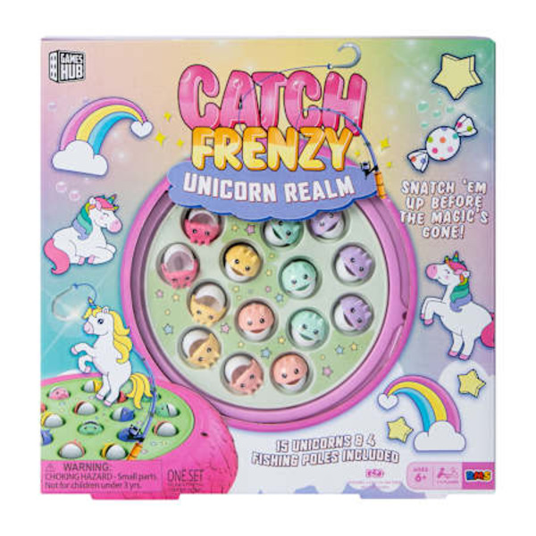 Games Hub Catch Frenzy Unicorn Realm Game Set