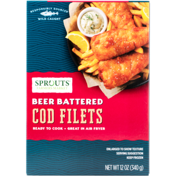 Sprouts Beer Battered Cod Filets