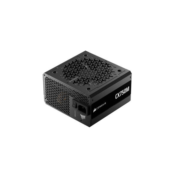 CORSAIR 750 Watts CX-M Series CX650M Semi-Modular Low-Noise ATX 3.1 Power Supply - Black