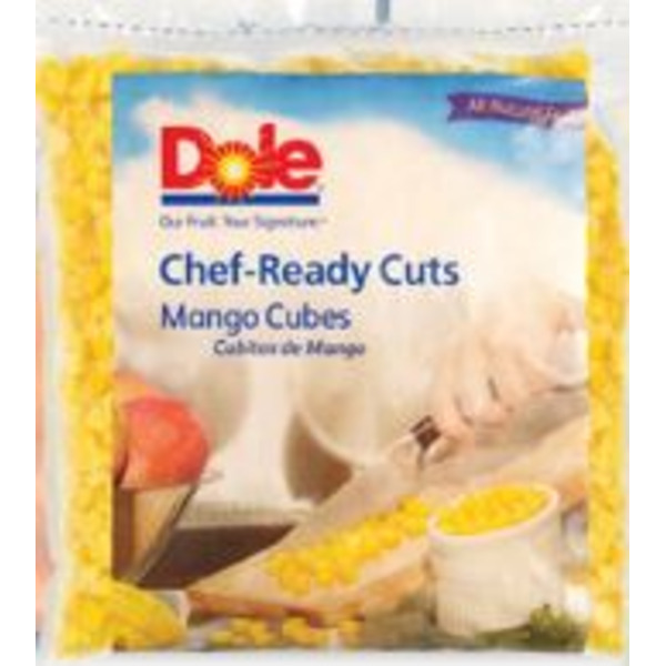 Frozen Dole - Chef-Ready Cut Mango Cubes - 5 lbs