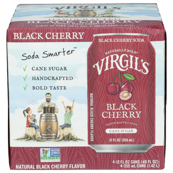 Virgil's Handcrafted Black Cherry Soda 4 Pack