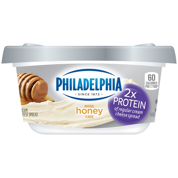 Kraft Philadelphia 2X Protein Honey Cream Cheese Spread (8 oz) from