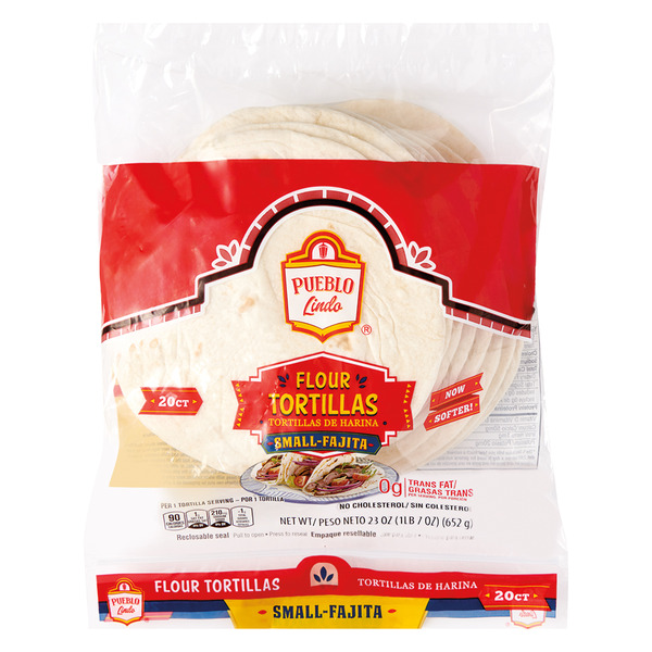 Pueblo Lindo Fajita Flour Tortillas, 20 ct