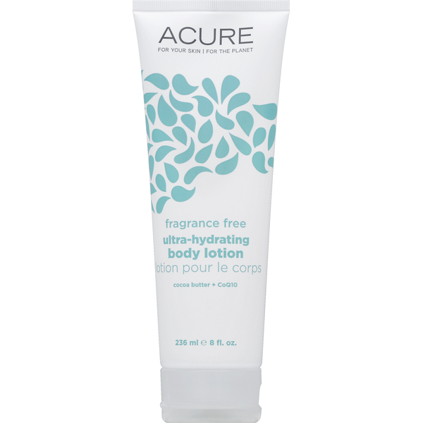Acure Body Lotion, UltraHydrating, Fragrance Free (8 oz) Instacart