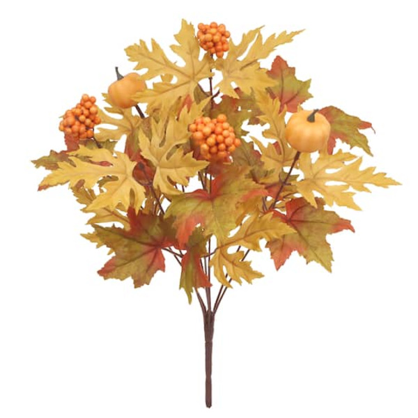 Ashland Maple Leaves & Pumpkin Mix Bush
