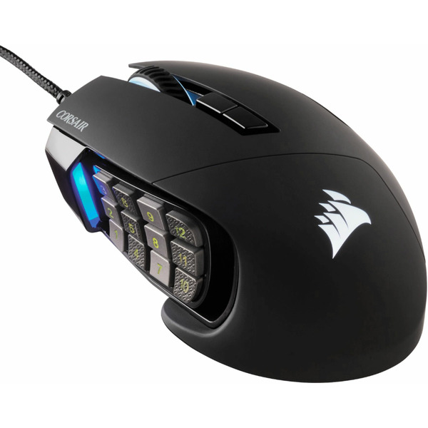 CORSAIR Scimitar Black RGB Elite Wired Optical Gaming Mouse