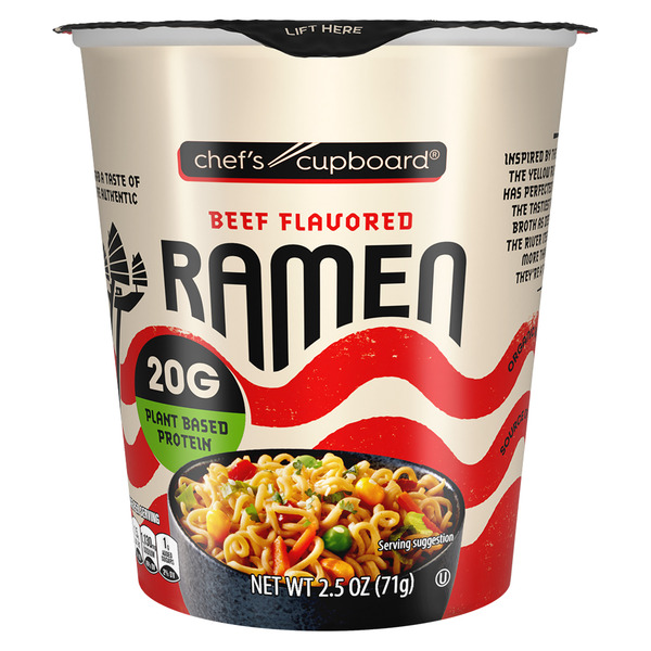 Chef's Cupboard Protein Ramen Beef Flavor
