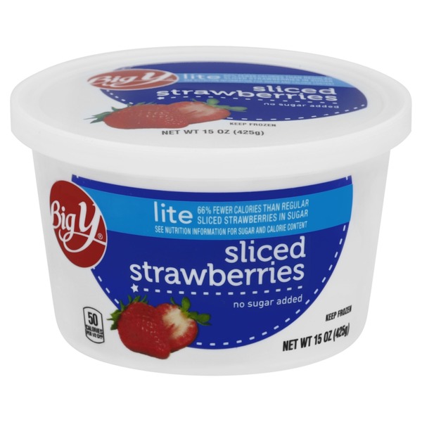 Big Y Sliced Strawberries (15 oz) Instacart
