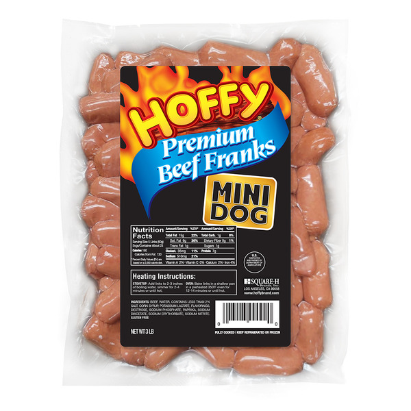 Hoffy Beef Frank Mini 2in. 6-3Lb