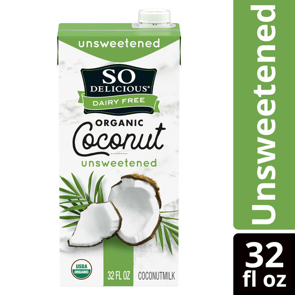 なち　Sea salt coconut+soymilk-500（値引き） So Delicious Dairy Free Shelf-Stable Coconut Milk, Unsweetened