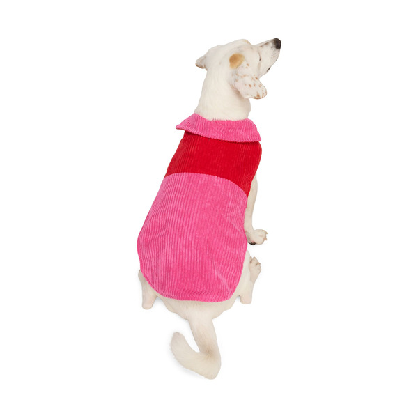 Youly Reversible Cozy Pet Coat, S/M - Pink