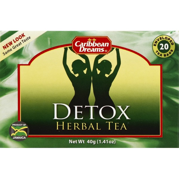 Caribbean Dream Herbal Tea, Detox, Bags (20 each) Instacart