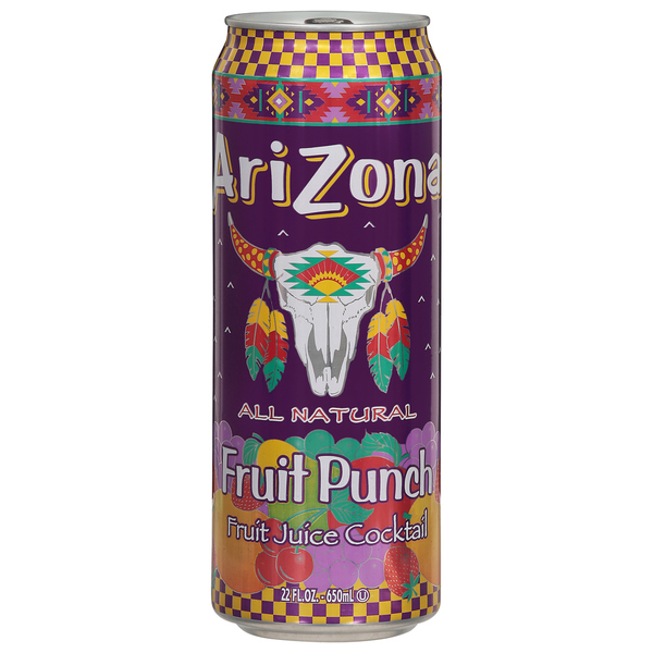 AriZona Fruit Juice Cocktail, Fruit Punch, All Natural Same-Day
