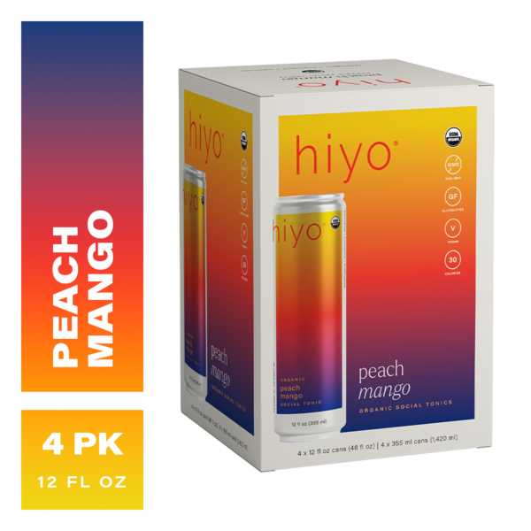 Hiyo Peach Mango, Organic Social Tonic Same-Day Delivery or Pickup