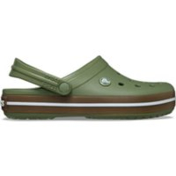Crocs Crocband Gum Clogs, Size M8/W10, Medium/D - Cargo
