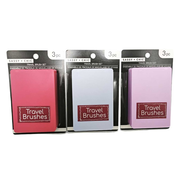 Sassy + Chic Travel Brush Set Same-Day Delivery | Dollar Tree