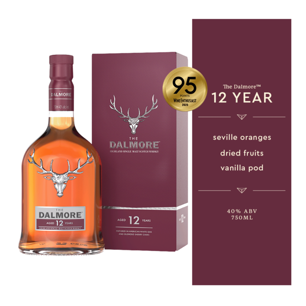 The Dalmore 12 Year Single Malt Scotch Whisky Same-Day Delivery