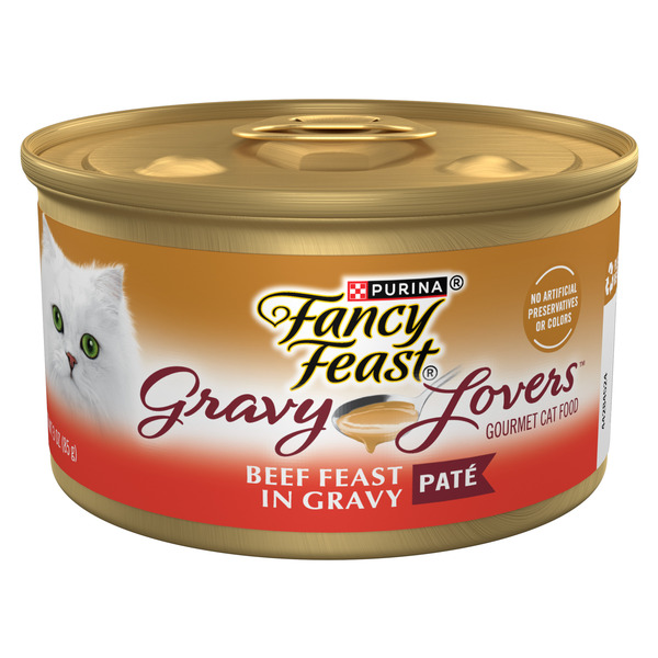 Fancy Feast Purina Fancy Feast Gravy Lovers Beef Feast Pate in Wet Cat Food Gravy