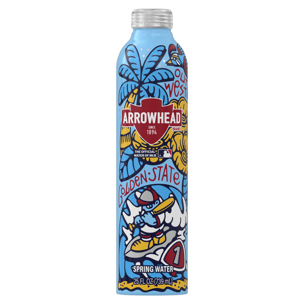 ARROWHEAD Mountain Spring Water, 25 ounce Aluminum Bottle