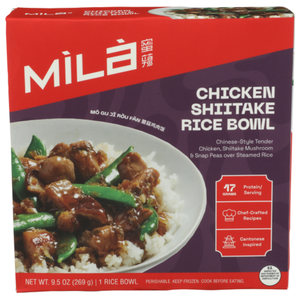Mila Chicken Shiitake Rice Bowl