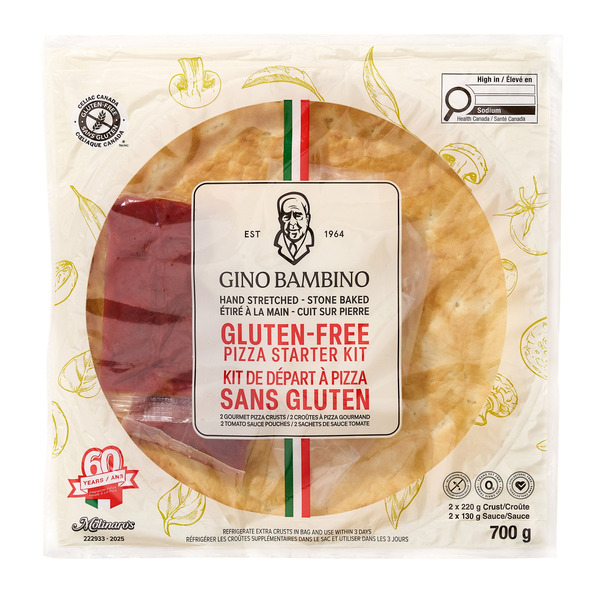 Gino Bambino Gluten-Free Pizza Kit