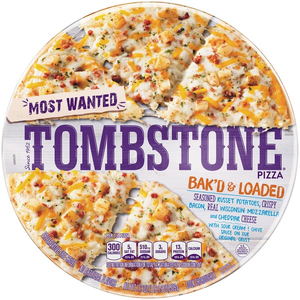 Tombstone Bak'd & LOADED Frozen Pizza (509 g) Instacart