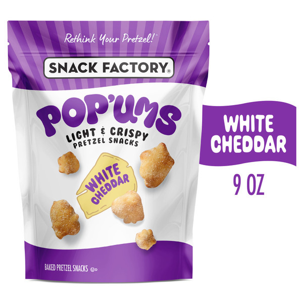 Snack Factory White cheddar Pop'ums