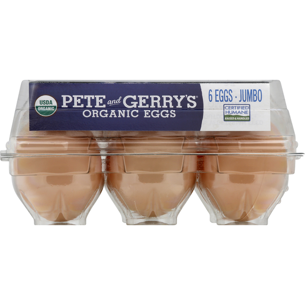 Pete and Gerry’s Organic Eggs Eggs, Organic, Jumbo, Grade A
