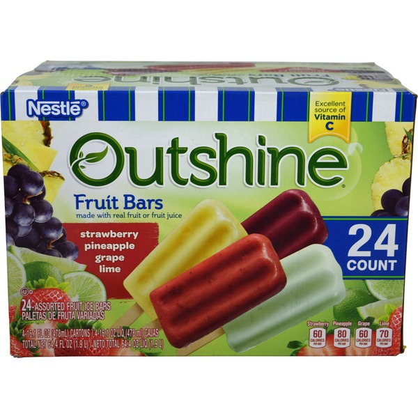 Edy's/Dreyer's Outshine Fruit Juice Bars Assorted (24 ct) from BJ's