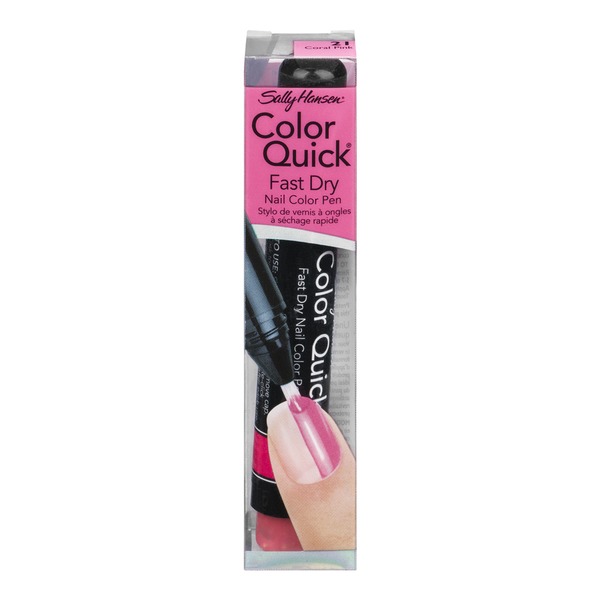 Sally Hansen Color Quick Fast Dry Nail Color Pen 21 Coral Pink (0.135