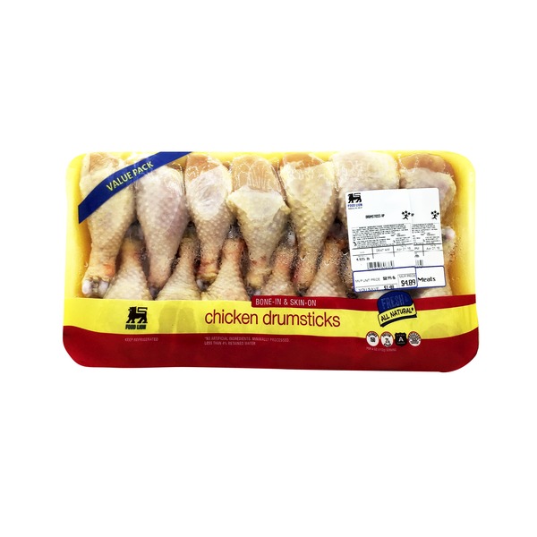 Food Lion BoneIn SkinOn Chicken Drumsticks Value Pack (per lb) Instacart