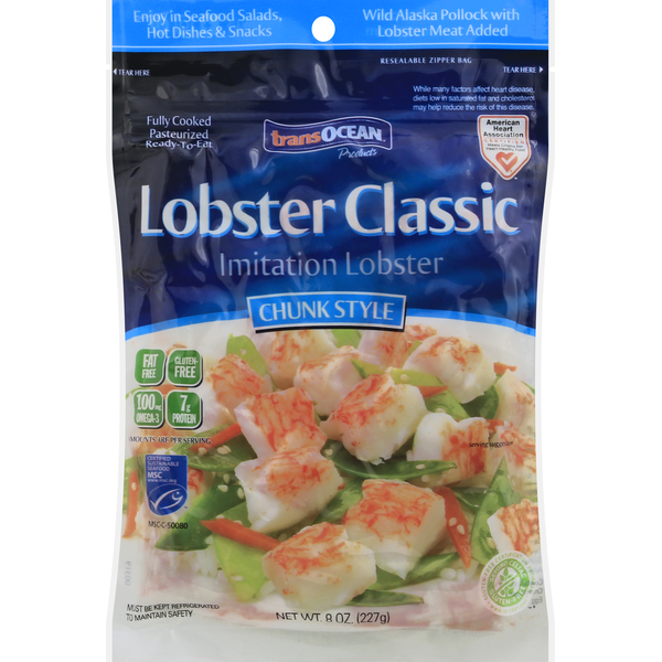 Trans-Ocean Imitation Lobster, Lobster Classic, Chunk Style