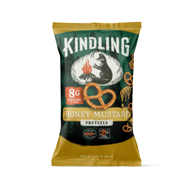 Kindling Honey Mustard Protein Pretzels