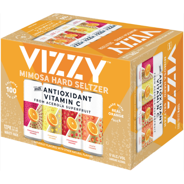 Vizzy Sparkling Mimosa Hard Seltzer Variety Pack Same-Day Delivery