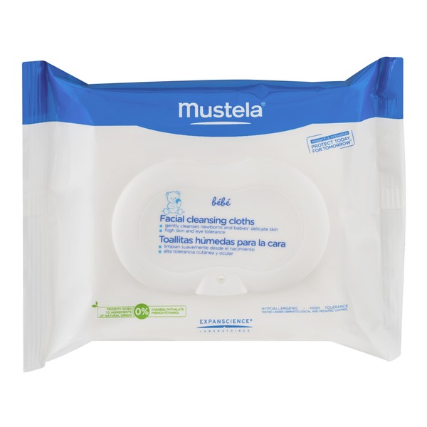 mustela facial cleansing cloths