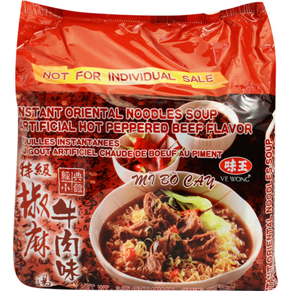 Ve Wong Hot Pepper & Beef Instant Noodles