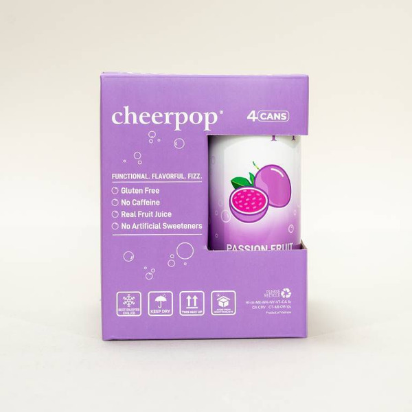 Cheerpop Passion Fruit Sparkling Juice