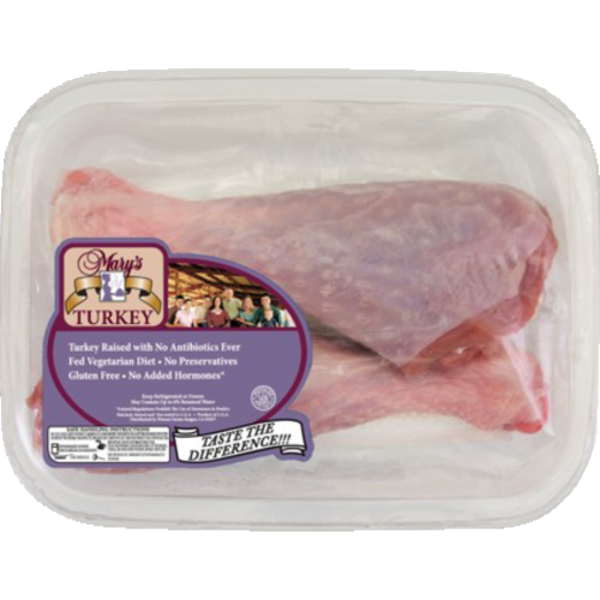 Mary's Turkey No Antibiotics Ever, Turkey Drumsticks, Previously Frozen