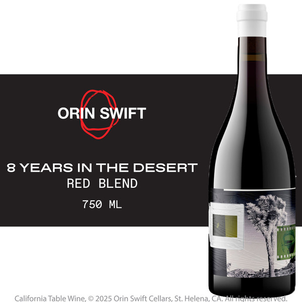 Orin Swift Cellars Eight Years in the Desert Red Wine Same-Day