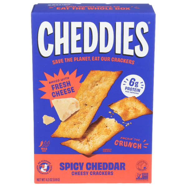 Sprouts Farmers Market Cheddies Cheese Crackers Spicy Cheddar SameDay